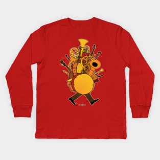 ONE MAN BRASS BAND by San Miguel Kids Long Sleeve T-Shirt